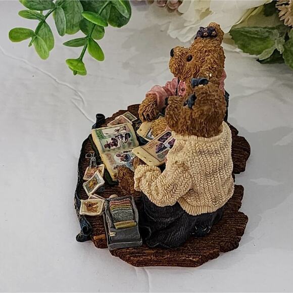 Boyds Bear Jen & Michelle Scrapbook Friends Figurine‎ The Bearstone Collection - Picture 4 of 5